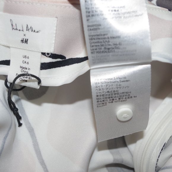 RICHARD ALLAN x H&M. Flared Multi color  knee-length skirt Size:6 - Picture 5 of 6